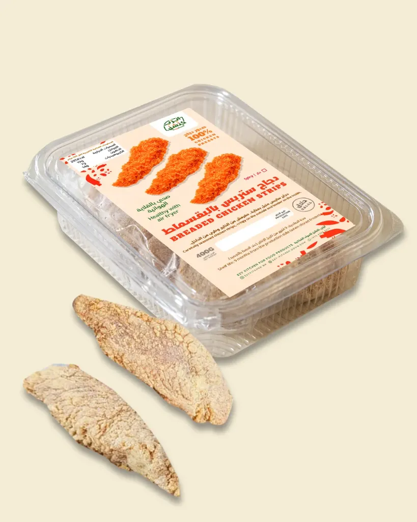 breaded chicken strips Frozen 400g دجاج ستربس بالبقسماط مجمد (Normal عادي)